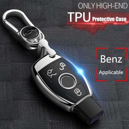TPU Soft Shell Car Key Cover For Mercedes Benz W204 W213 W212 W211 W176 W246 W245 W205 W216 W215 W117 W203 W207 Special Key Case
