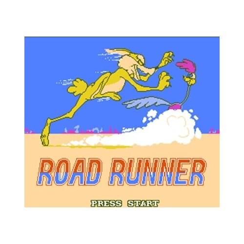 RoadRunner Region Free 8 Bit Game Card For 72 Pin Video Game Player