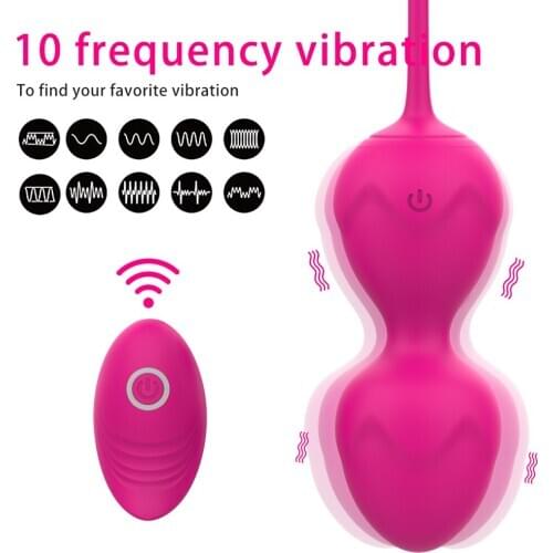 Sex Vibrator Vaginal Balls Remote Vibrating Eggs Sex Toys For Woman Vibrators For Women Vaginal Tighten Kegel Ball Adult Sex Toy