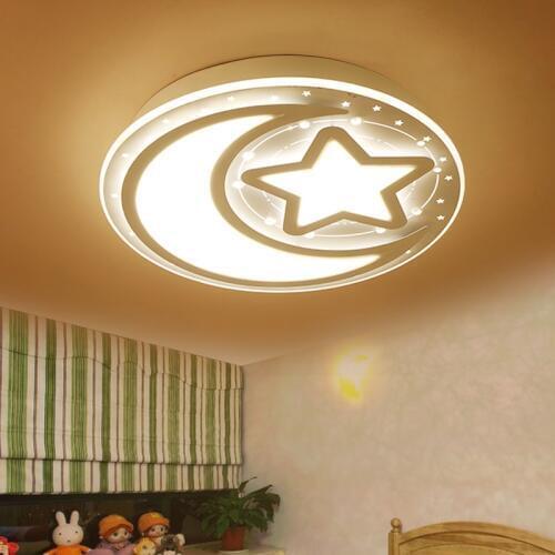 Modern star moon LED ceiling lamps bedroom light round childrens room girl ceiling lights study balcony dining light ZA82440
