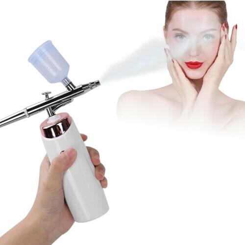 Home Use Hydrating Mist Face Sprayer Injection Facial Vaporizer USB Nano Mist Sprayer Moisturizer Facial Steamer Airbrush