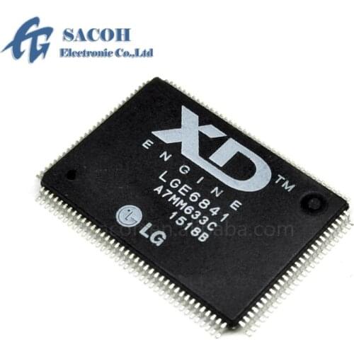 1PCS/lot New OriginaI LGE6841 6841 or LGE6891DD-LF QFP-128 Single chip MCU Microprocessor