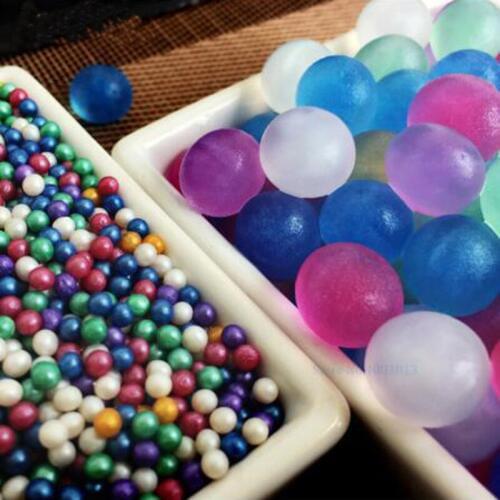 100g/bag Crystal Soil Water Beads Hydrogel obriz Balls Polymer Growing Gel Ball Big Decorative Flower Wedding Home Decor