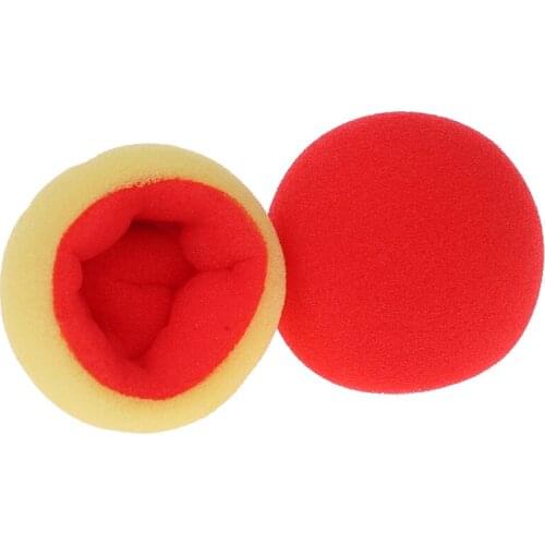 2 Pcs/ Set Color Change Sponge Ball Magic Tricks Fun Super Soft Sponges Changing Ball Square Close Up Magic Stage Magic Props