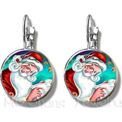 2018 Classic High Quality Handmade Christmas Gift Earrings Santa Claus New Year Greetings Jewelry For Xmas Gift
