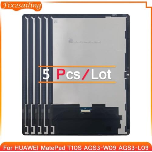 5Pcs/Lot New10.1" LCD For HUAWEI MatePad T 10s T10S AGS3-L09 AGS3-W09 Display With Touch Screen Digitizer Assembly Repair Tablet