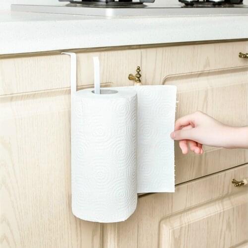 Cup Holder Kitchen Punch Free Self-adhesive Roll Paper Holder Bath Towel Hanger Cabinet Drawer Tissue Paper Holder
