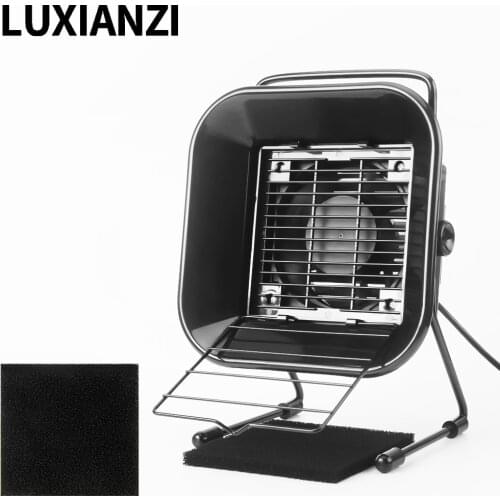 LUXIANZI 220V Soldering iron Smoke Absorber With Small Fan ESD Smoking Instrument Filter Sponge Air-blow Speed Regulator Tool