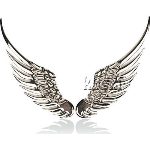 Metal 3D Wings Car Styling Sticker For Toyota Corolla Avensis Auris Skoda Octavia 2 Rapid Fabia Accessories Car-Stylng Stickers