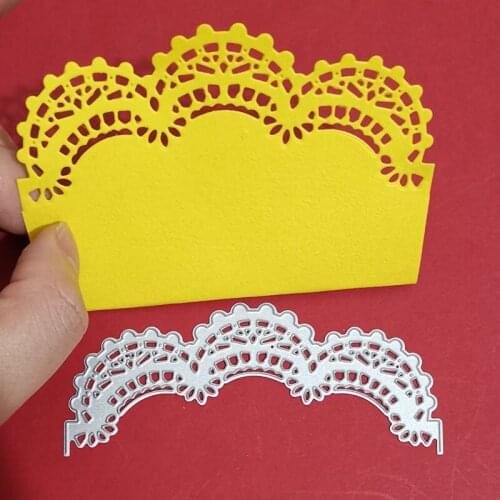 Metal Steel Die Cuts Mold Wave floral Stripe Border Craft Cutting Die Stencils for diy Scrapbooking Album Embossing Card Die