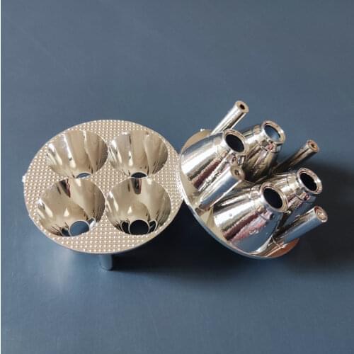 #MEVR-50 High quality Led Reflector Cup, Motorcycle Reflective Cup, Size: 50X19.2mm, Surface: Plating, PC Materials