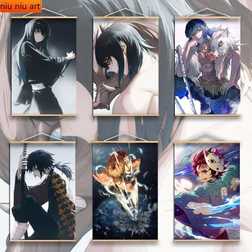Demon Slayer Kimetsu No Yaiba Anime Diamond Painting Diamond Mosaic Diamond Embroidery Cross Stitch Kits Home Decor