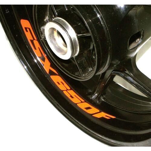 Motorcycle Wheel Sticker Decal Reflective Rim Bike Motorcycle Suitable for SUZUKI GSX 650F