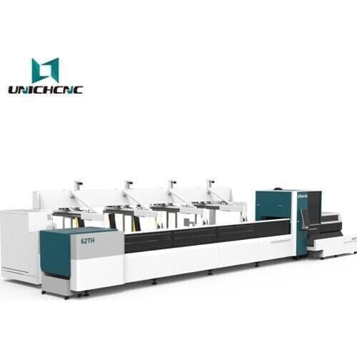 Stainless steel carbon steel fiber metal tube laser cutting machine