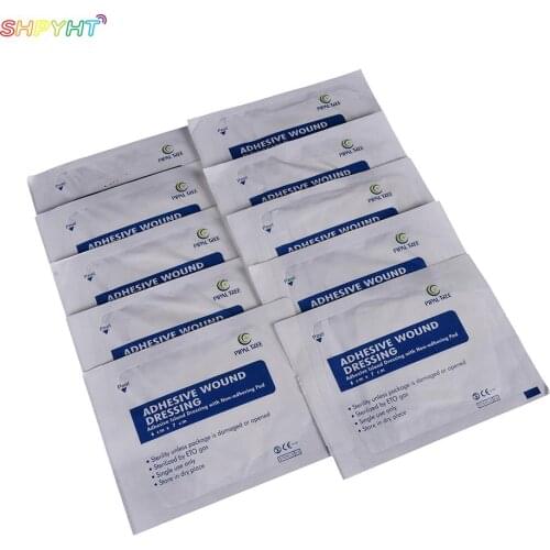 NEW 10 Pcs/lot Large Size Hypoallergenic Non-woven Medical Adhesive Wound Dressing Band aid Bandage Large Wound First Aid