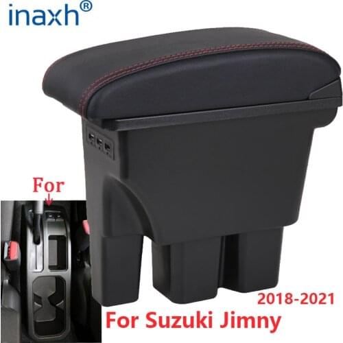 For Suzuki Jimny Armrest Jimny 2020 2019 2018 2017 JB74 Retrofit parts Car Armrest box Storage box car Interior accessories 3USB