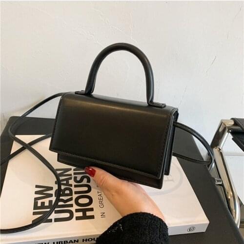 Shoulder Bag Female Designer Crossbody Bags Handbag Backpack Women Bag Solid Color All-match Texture Fashion 2021 New PU Leather