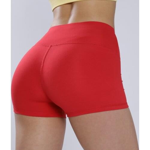 WHOUARE Women Shorts for Cycling Yoga Sport Fitness Essentials High Waist Light Board Sanding Short Pants Woman Summer