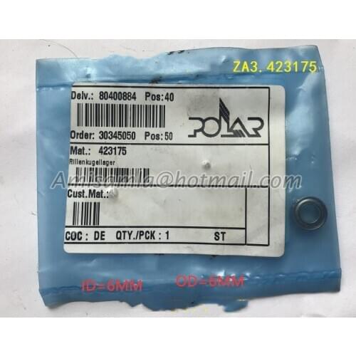ZA3.423175 bearing for Ploar paper cutter spare parts