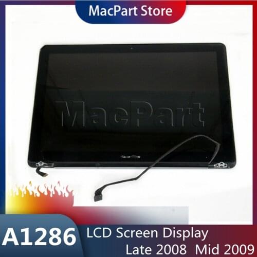 For Macbook Pro 15" A1286 LCD Screen Display Full Assembly 2008 2009 Year MB470 MB471 MC026 MC118 MB985 MB986