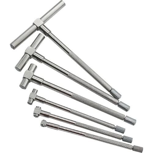 8-150mm (5/16 "-6") Telescoping Gauge Set 6pcs/ Set Tool Steel Internal Gauge Hole Gauges for Quick Inside Measurements of Holes