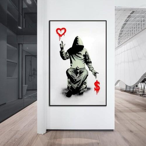 Abstract Street Art Canvas Painitngs On The Wall Art Posters And Prints Graffiti Art Pictures For Home Wall Decoration Cuadros