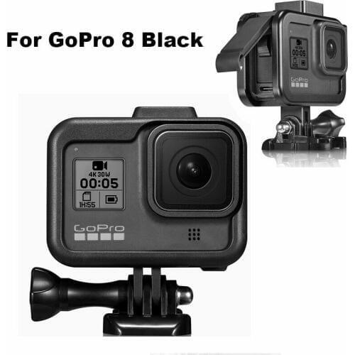 For Gopro Hero 8 Accessories Aluminum Frame Protection Housing Case Mount Protective For Gopro Hero 8 Black Camera