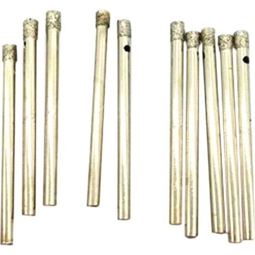 NEW Hand Tools 10pcs/set 4mm Diamond Hole Saw Drill Bit Set For Ceramic Glass Granite Marble Tile Marble Drilling