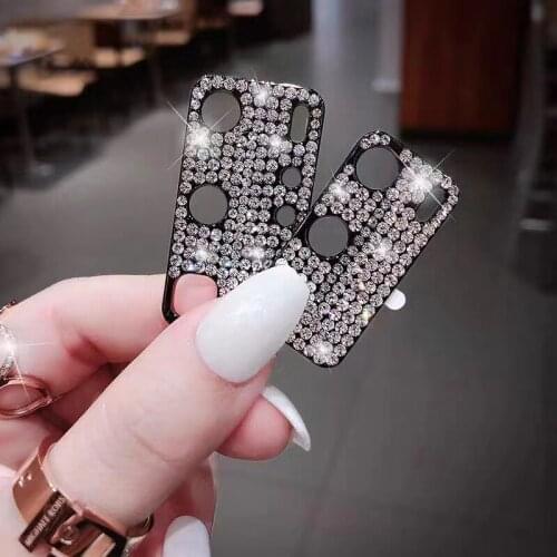 Glitter Rhinestone Camera Lens Protector Film For Samsung Galaxy Note 20 Ultra S20 Plus Ultra Lens Protection Diamond Case