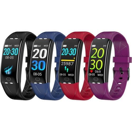 Color Screen Smart Bracelet Dynamic UI Heart Rate Monitor IP68 Waterproof Sports Fitness Tracker Wristband For Android IOS Phone