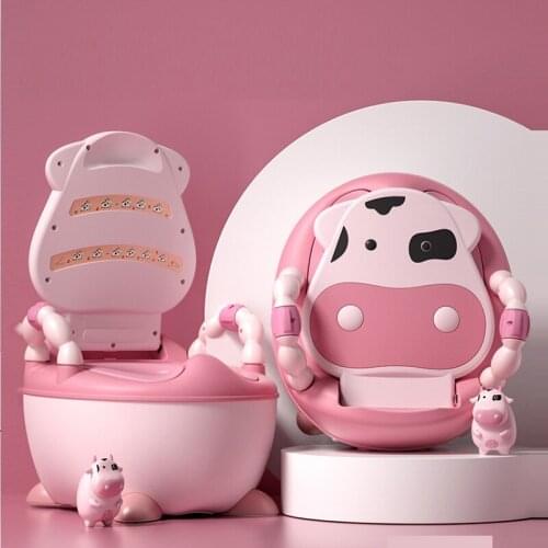 Children Potty Training Chair for Girls Boys Handles & Splash Guard Comfortable Seat for Toddler Kids Urinal Toilet Training