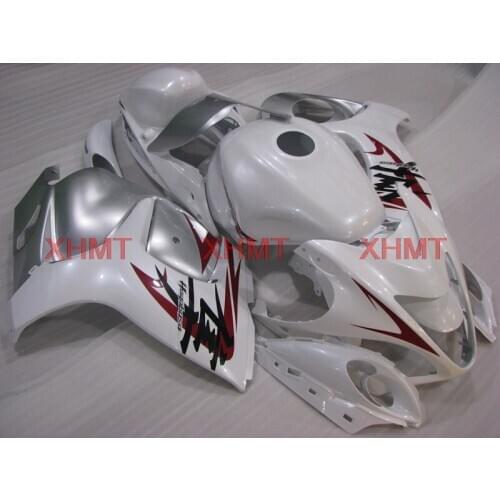 For HAYABUSA 2008 - 2014 Fairing HAYABUSA 2009 Fairings HAYABUSA 2011 White Silver Red Motorcycle Fairing