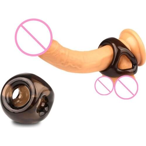 Flexible Men Delay Time Ejaculation Cock Ring Soft Penis Lock Adult Sex Toy