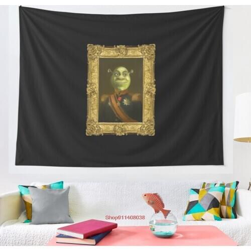 Colonel Shrek tapestry Wall Hanging Bedspread Wall Art Bedding Curtain Throw Sheet Furniture Comfort Sporting Events
