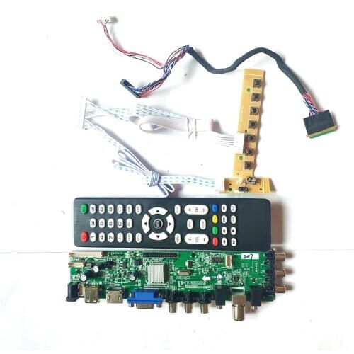 LTN101NT02-T01/B01/C01/C02/D01/L01/W01 1024*600 TV digital AV HDMI-Compatible VGA USB DVB 40pin LVDS upgrade LCD board
