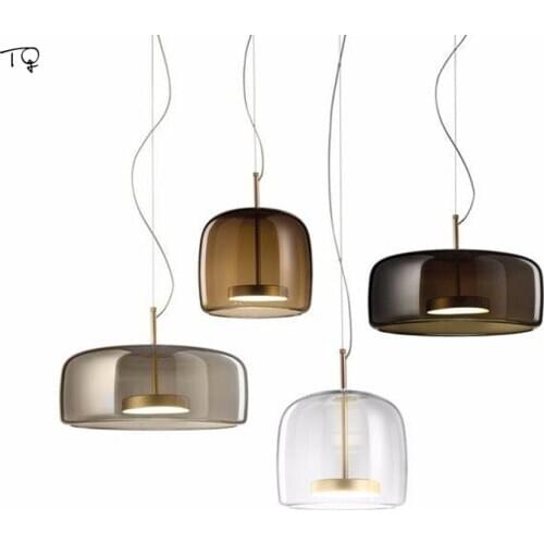 Nordic Individual LED Glass Pendant Lights Modern Living Room Bedroom Hotel Simple Bar Study Cafe Kitchen Hanging Lamps Design