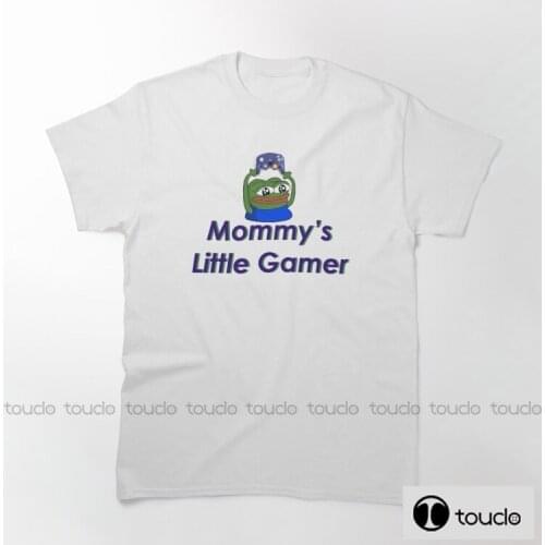 New Mommy S Little Gamer Shirt MenS T Shirt Novelty Tee Shirt Short Sleeve O Neck T-Shirts 100% Cotton Gift Clothing