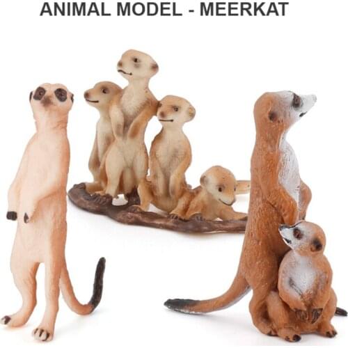 2021 New Childrens Simulation Wild Cute Animals Model Mini Cartoon Toy Sets Static Display Toy For Baby Kids Funny Gifts
