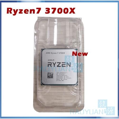 New AMD Ryzen 7 3700X R7 3700X 3.6 GHz 7NM L3=32M 100-000000071 Eight-Core Sinteen-Thread CPU Processor Socket AM4