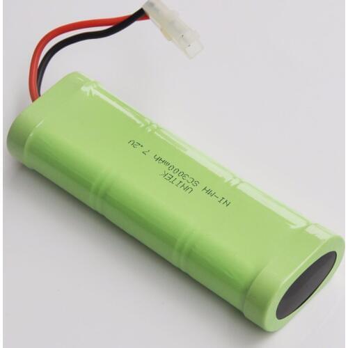 7.2V SC Ni-MH rechargeable battery pack 3000MAH for RC Helicopter Remote Controll aircraft car boat power tools toys