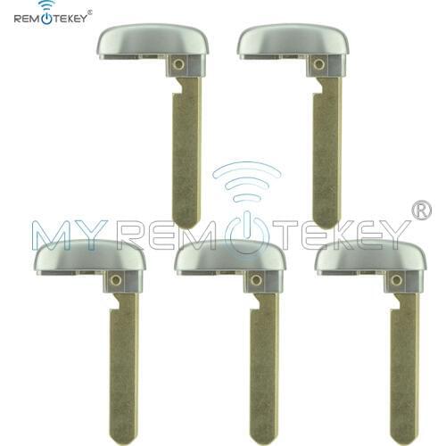 Remtekey 5pcs 35118-TY2-A00 new type smart emergency key blade blank for Acura RLX KR5V1X 2014 2015