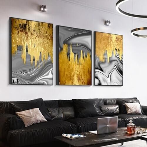 Luxury Nordic Abstract Art Oil Painting On Canvas Wall Art Posters Prints Wall Pictures for Living Room Home Wall Cuadros Decor