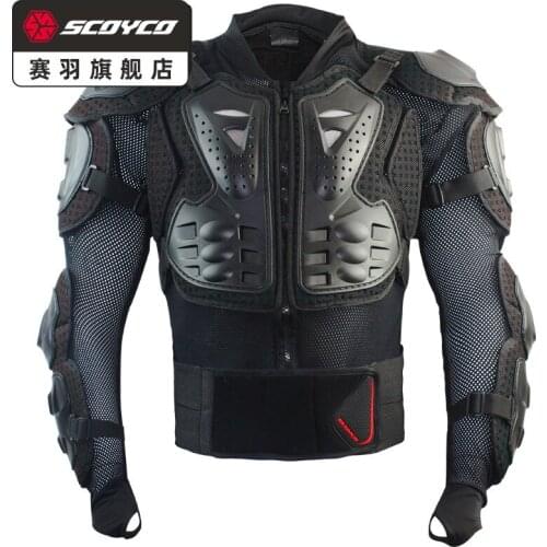 SCOYCO AM02-2 Motorcycle Jacket Protective Gear Moto Motocross Protection Jacket Motorcycle Racing Body Armor Jaqueta Motoc