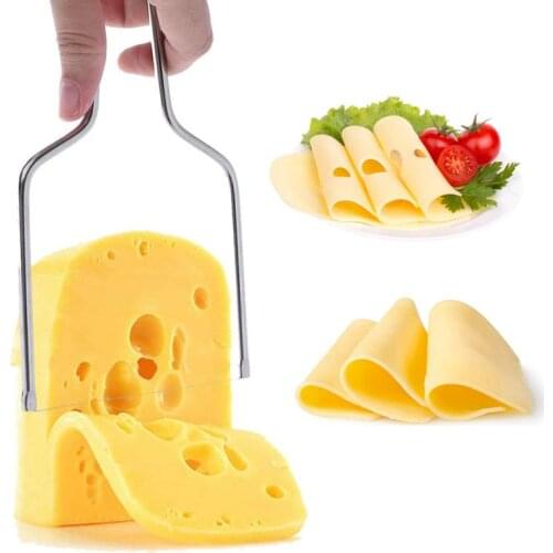 1 Pcs Stainless Steel Eco-friendly Cheese Slicer Butter Cutting Board Butter Cutter Knife Board Kitchen Household Tools