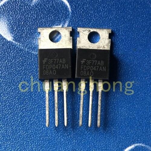 1pcs/lot FDP047AN08AO Original brand new High current triode Field effect MOS tube TO-220 FDP047AN