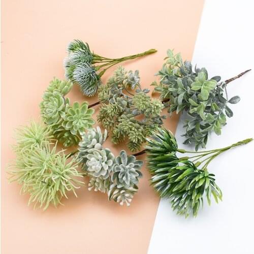 1PCS Silk Flowers for Scrapbooking Artificial Plants for Home Wedding Decoration Fake Plastic Decorative Christmas Wreaths