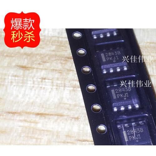 10PCS New original authentic UC2843B UC2843BD1R2G UC2843BDR2G 2843B screen SOP8