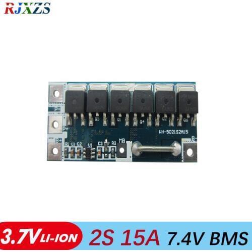 2S 15A Li-ion 8.4V 18650 DIY BMS PCM battery protection board bms pcm for li-ion lipo battery cell pack