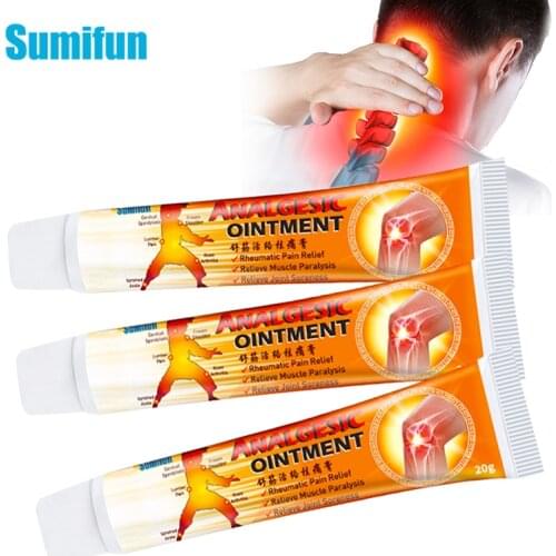 3pcs Chinese Analgesic Balm Ointment Rheumatism Arthritis Joint Back Knee Pain Relief Cream Muscle Sprain Orthopedic Plaster