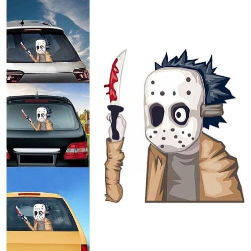 Car rear windshield wiper car sticker Halloween scary decoration wiper sticker wiper car pumpkin Skull D7J3